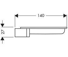 Muilinė Hansgrohe Casetta 28684000