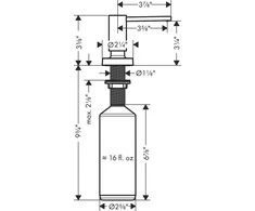 Muilo dozatorius su laikikliu Grohe Essentials 40448001
