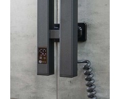 Navin El.rankšluosčių džiovintuvas Siluet Quadro 90*1500 Sensor dešinė juodas 12-234053-0915