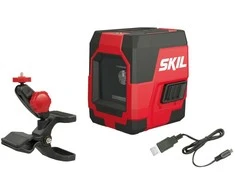 Skil Red Kryžminis lazerinis nivelyras Skil 1910 AA; 3,7 V; 1x1,2 Ah akum.
