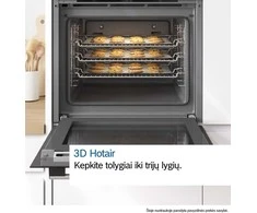 Bosch Serie 6 HBG537FB4 orkaitė 71 L A Juodas