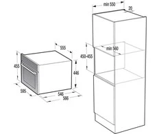 Orkaitė Gorenje BCM4547DG