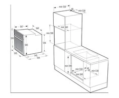 Orkaitė Gorenje BOS6737SYB