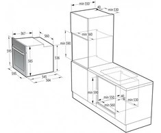 Orkaitė Oven GORENJE BPSA6747DGWI
