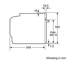 Siemens iQ700 HB734G1B1 orkaitė 71 L 3600 W Juodas