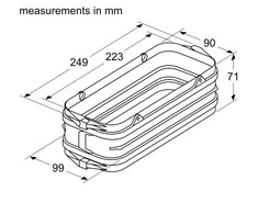 Bosch HEZ9VDSS1 Plokščias ortakis, ⌀ 150 mm, jungties mova