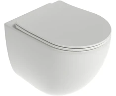 Pakabinamas unitazas Ravak Chrome AquaSpin su dangčiu, baltas, X03121