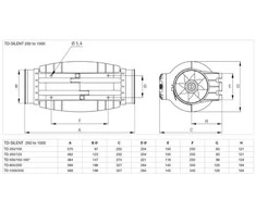 Palau Ventiliatorius 5211364600 TD-350/125 SILENT T