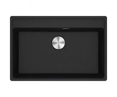 Akmens masės plautuvė Franke Maris, MRG 610-72 A, Onyx, rankinis ventilis