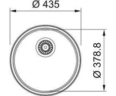 Plautuvė Franke Rondo ROX 610/110-38, 101.0725.057