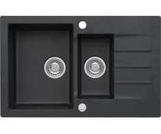 Plautuvė KERNAU KGS A 6079 1,5B1D Juodas METALLIC
