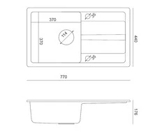 Plautuvės komplektas Quadron TQ7744RMBEZ