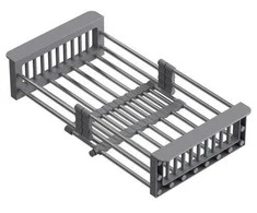 Plautuvės krepšelis Quadron B3821_GR, pilkas
