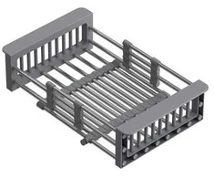 Plautuvės krepšelis Quadron B3821_GR, pilkas