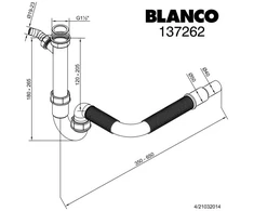 Plautuvės sifonas BLANCO 137262