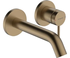 Hansgrohe Sieninis praustuvo maišytuvas Tecturis S EcoSmart+ 16,5cm, bronzos spalvos