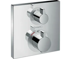 Hansgrohe „Ecostat Square“ termostatinis maišytuvas, chromuotas