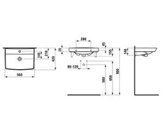 Praustuvas Laufen Pro Nordic H8109550001041