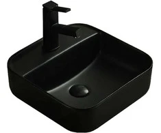 Praustuvas Mexen Silvia, 39 cm, Juodas mat