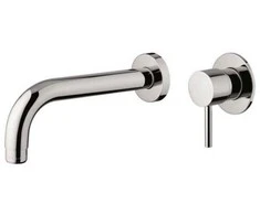 Praustuvo maišytuvas montuojamas iš sienos Flexdoccia Matrix 33310.05.2CR+00400.05.2CR, chromas