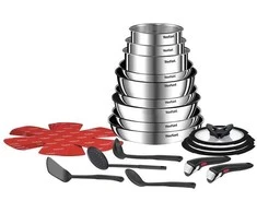 Puodų ir keptuvių rinkinys Tefal Ingenio Emotion, 22 dalių (L897SM74)