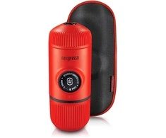 Rankinis maltos kavos aparatas su dėklu Wacaco Nanopresso, Raudonas