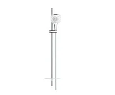 Rankinio dušo komplektas GROHE RAINSHOWER SMARTACTIVE 130 CUBE, 26587LS0, moon baltas