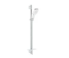 Rankinio dušo komplektas GROHE RAINSHOWER SMARTACTIVE 130 CUBE, 26587LS0, moon baltas
