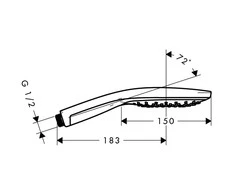 Rankinis dušas Hansgrohe Raindance Select S 28587400