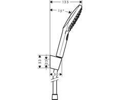 Rankinis dušas Hansgrohe Raindance Select E 26700000