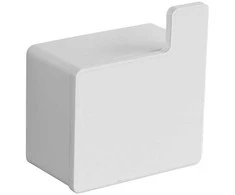 Rankšluosčio kabliukas Kapitan NEO 82 09 R 66 baltas matinis