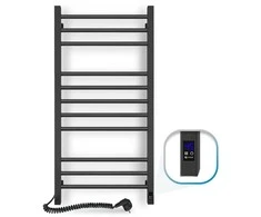 Rankšluosčių džiovintuvas Navin Classic Quadro 500x1000 Sensor juodas kairė 12-216153-5010