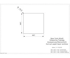Reginox New York 40X40 (L) R27639