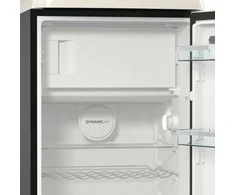 Gorenje Retro Šaldytuvas | OBRB615DBK | Energy efficiency class D | Free standing | Larder | Height 152.5 cm | Šaldytuvas net capacity 225 L | Šaldiklis net capacity 22 L | 38 dB | Juodas