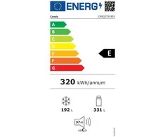 Šaldytuvas Candy CNSQ2T918EX