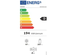 Šaldytuvas Hisense RB390N4CWD