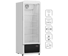 Šaldytuvas - vitrina MPM MPM-240-VT-22