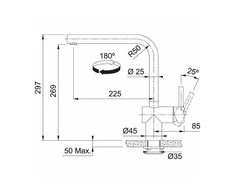 Sensorinis virtuvinis maišytuvas Franke Atlas Neo Sensor 115.0625.489