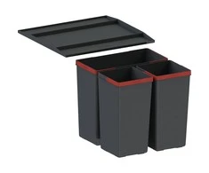 Šiukšliadėžė FRANKE, Easy Sort, 45, 1x14,5L+2x7,5L