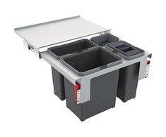 Šiukšliadėžė FRANKE, Sorter Garbo, 60-3, 18l.+12l.+8l.