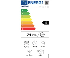 Skalbimo mašina MPM MPM-4610-PK-42/E