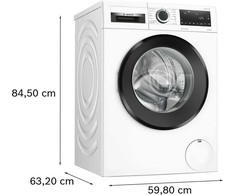 Skalbimo mašina Bosch WGG244Z0SN Serija 6, Skalbyklė, pakraunama iš priekio, 9kg, 1400 aps/min
