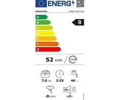 Skalbimo mašina Whirlpool WRSB 7259 D EU, 7 kg