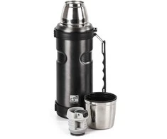 Termoso buteliukas G21 gėrimui, 1000ml, plieno pilkas su rankena