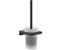 Tualeto šepetys su laikikliu Hansgrohe AddStoris 41752670, juodas matinis