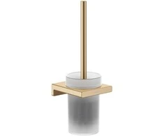 Tualeto šepetys su laikikliu Hansgrohe AddStoris 41752140, šlifuotos bronzos