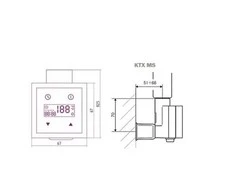 Valdiklis Elonika KTX -3S, 5907722090607 (su laido uždengimu) chromuotas