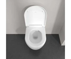 Villeroy &amp; Boch Pakabinamas unitazas VILLEROY amp BOCH Skyla Combi-Pack, Twist flush su softclosing dangčiu, 5656CL01