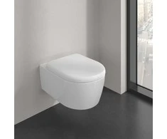 Villeroy &amp; Boch Pakabinamas unitazas VILLEROY amp BOCH Skyla Combi-Pack, Twist flush su softclosing dangčiu, 5656CL01