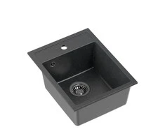 Virtuvinė plautuvė Quadron JOHNNY 90 HCQJ3950CZK, juoda